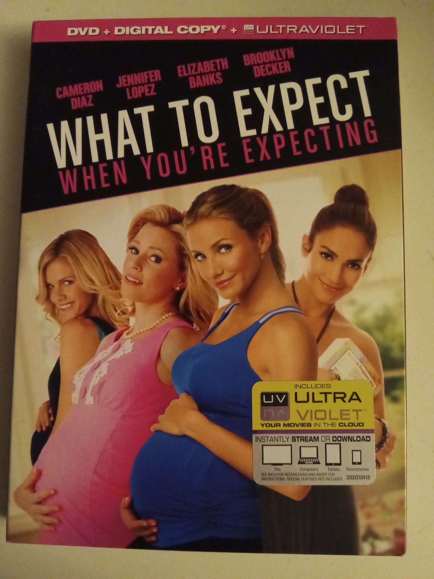 What To Expect When You're Expecting, DVD Movie, Cameron Diaz Widescreen, Rated PG-13, USED