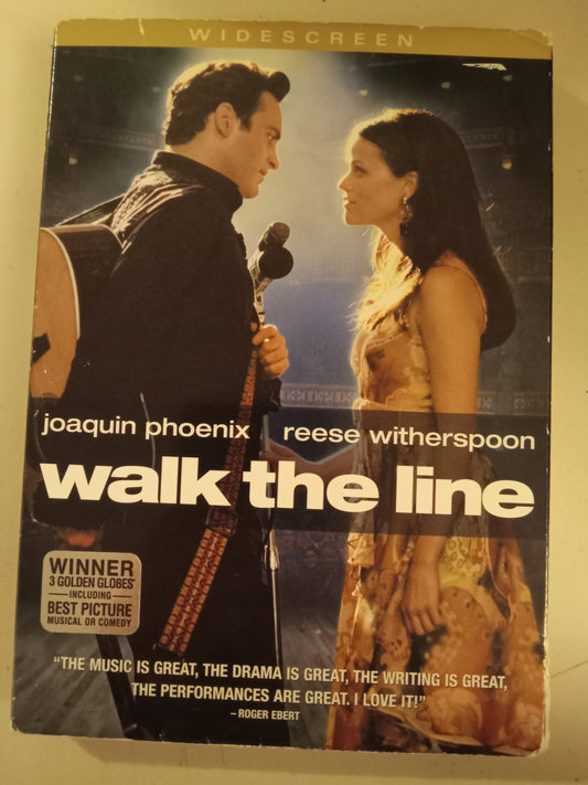 Walk The Line (Johnny Cash), DVD Movie, Joaquin Phoenix Widescreen, Special Ed. Rated PG-13, USED