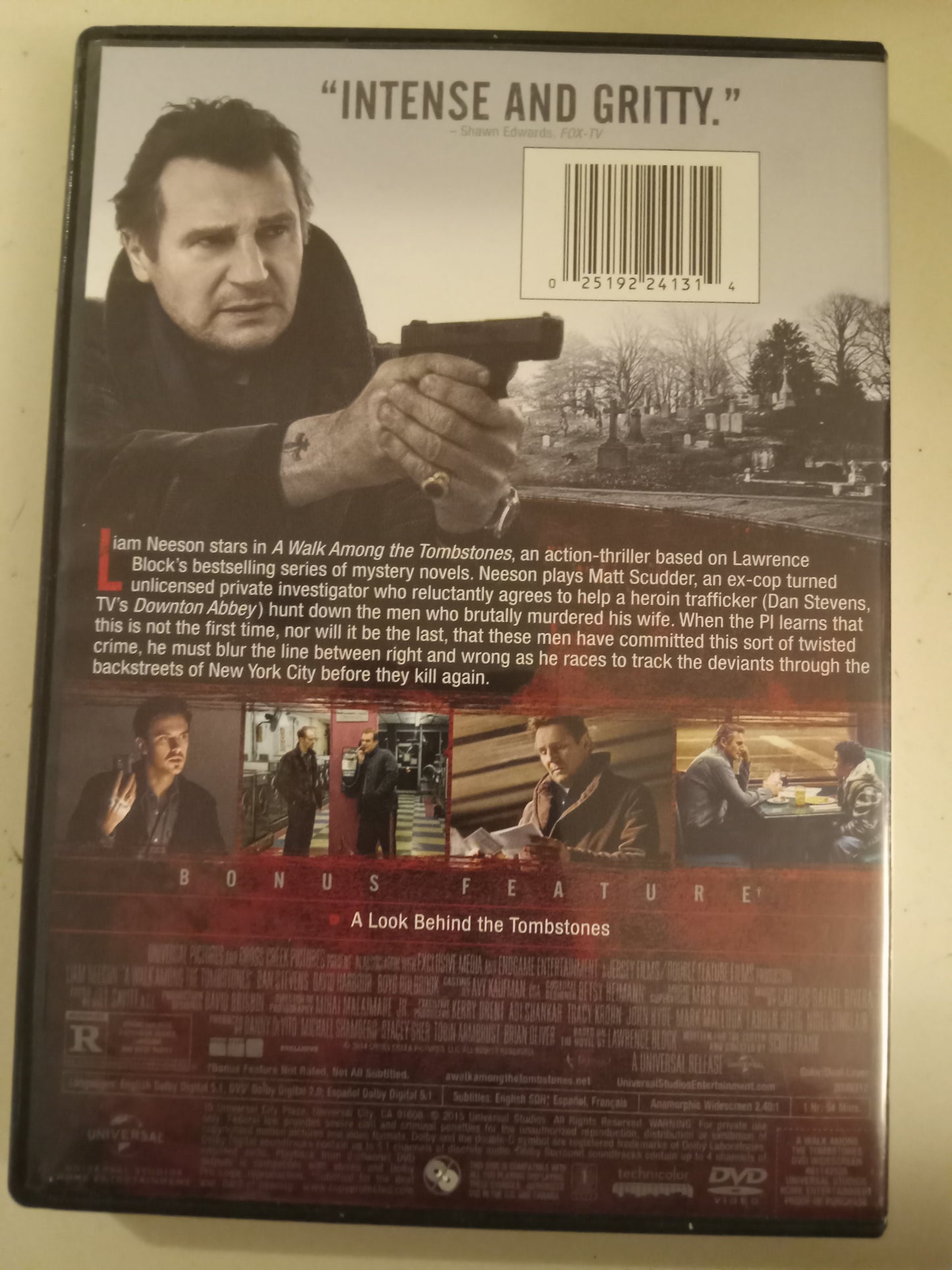 A Walk Among Tombstones, DVD Movie, Liam Neeson Widescreen, Rated R, NEW/USED