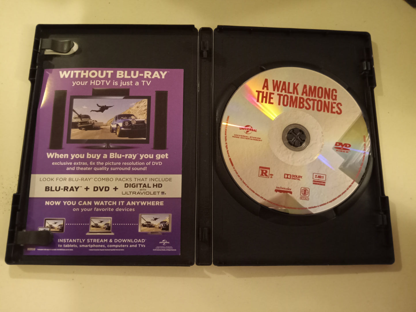 A Walk Among Tombstones, DVD Movie, Liam Neeson Widescreen, Rated R, NEW/USED