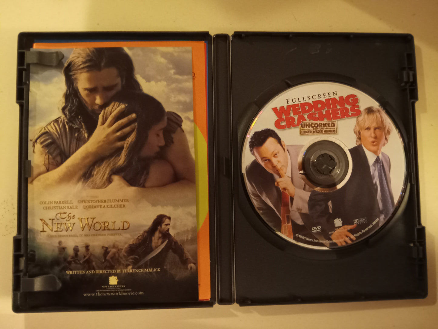 Wedding Crashers, Uncorked Edition, DVD Movie, Owen Wilson Fullscreen/Widescreen, Not Rated/R, USED
