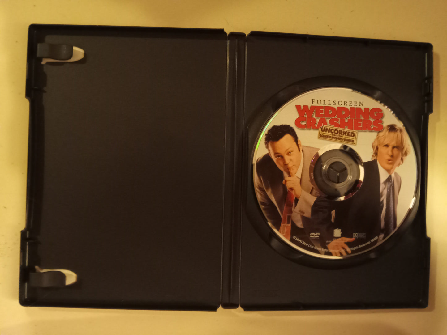 Wedding Crashers, Uncorked Edition, DVD Movie, Owen Wilson Fullscreen/Widescreen, Not Rated/R, USED