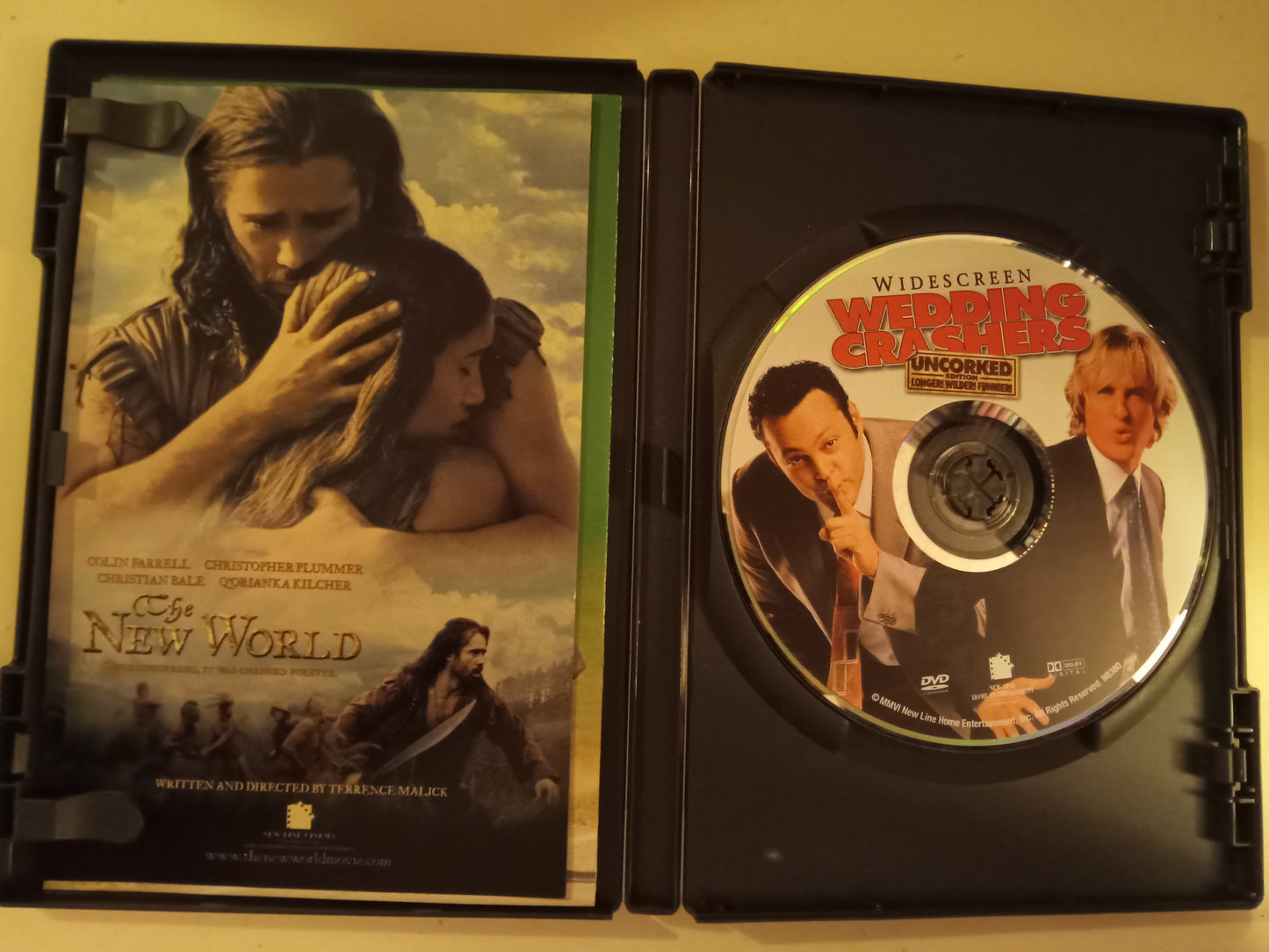 Wedding Crashers, Uncorked Edition, DVD Movie, Owen Wilson Fullscreen/Widescreen, Not Rated/R, USED