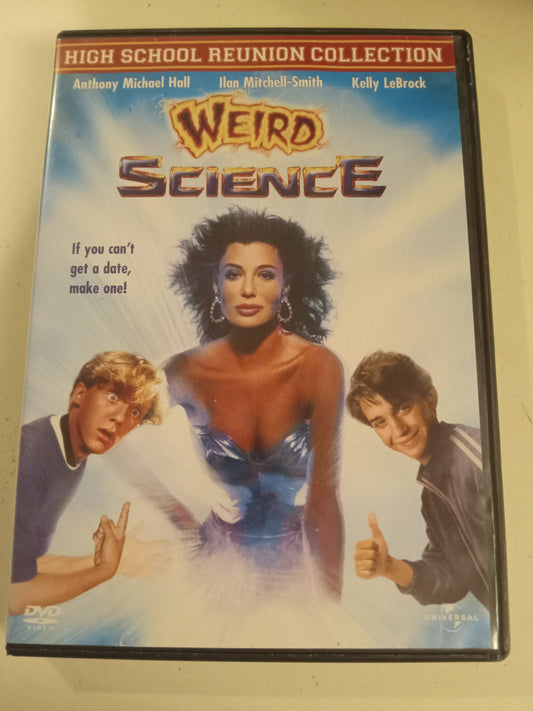 Weird Science, DVD Movie, High School Reunion Collection Anthony Michael Hall Widescreen, Rated PG-13, USED