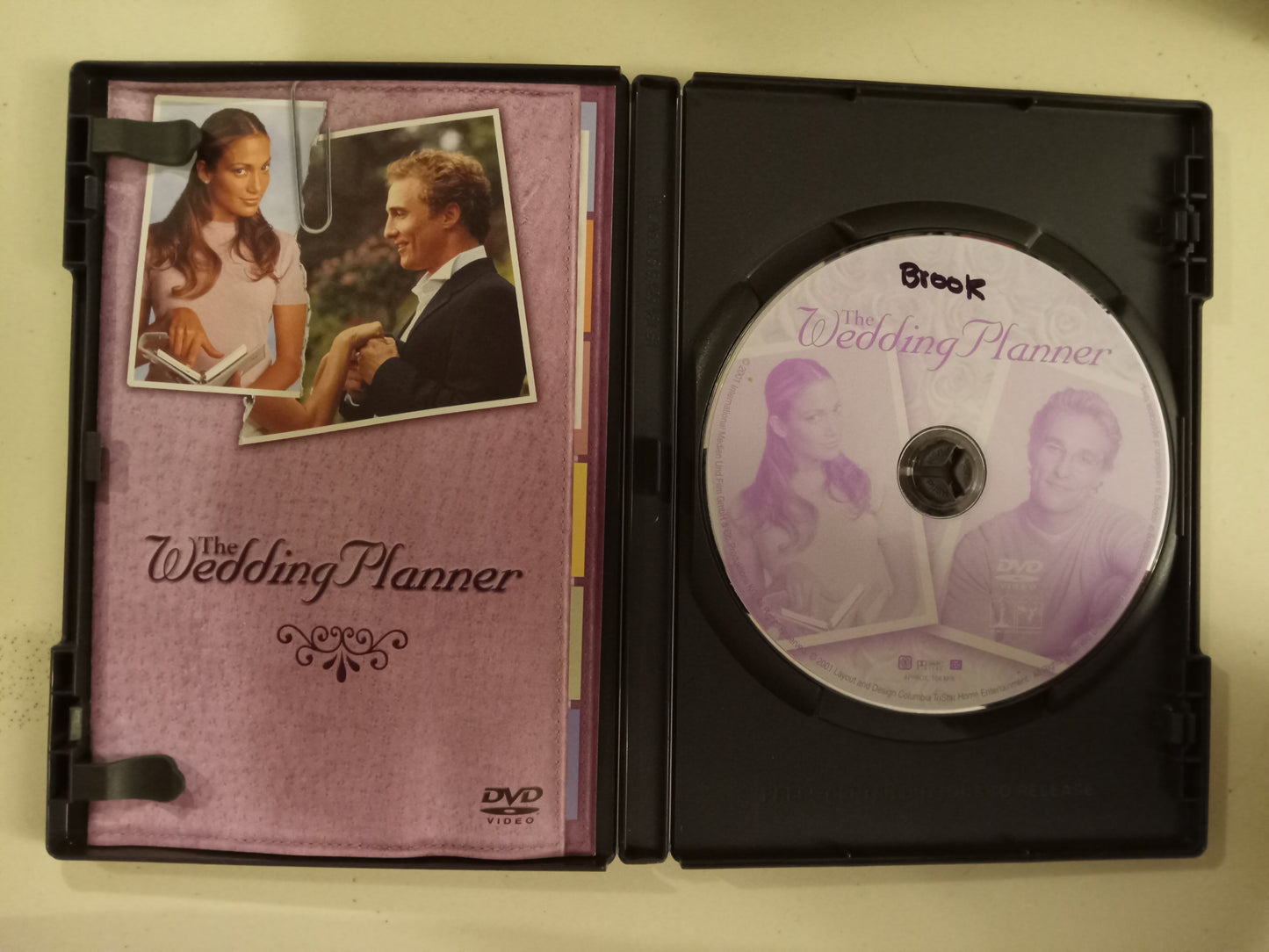 The Wedding Planner, DVD Movie, Jennifer Lopez Widescreen, Rated PG-13, USED