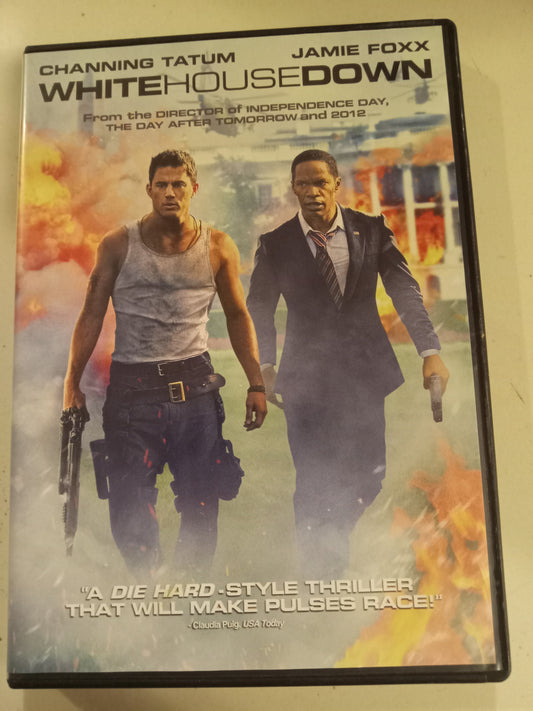 White House Down, DVD Movie, Jamie Foxx Widescreen, Rated PG-13, USED