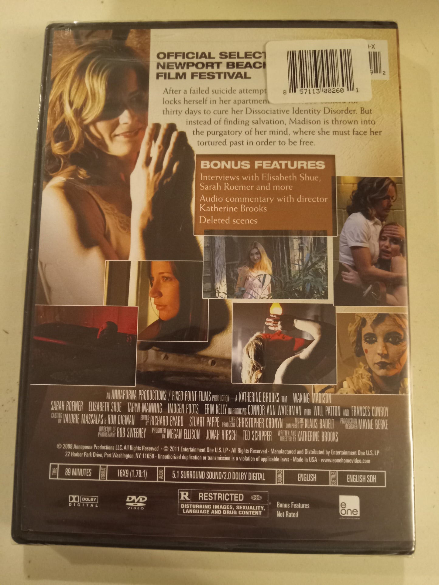 Waking Madison, DVD Movie, Elisabeth Shue Widescreen, Rated R, NEW