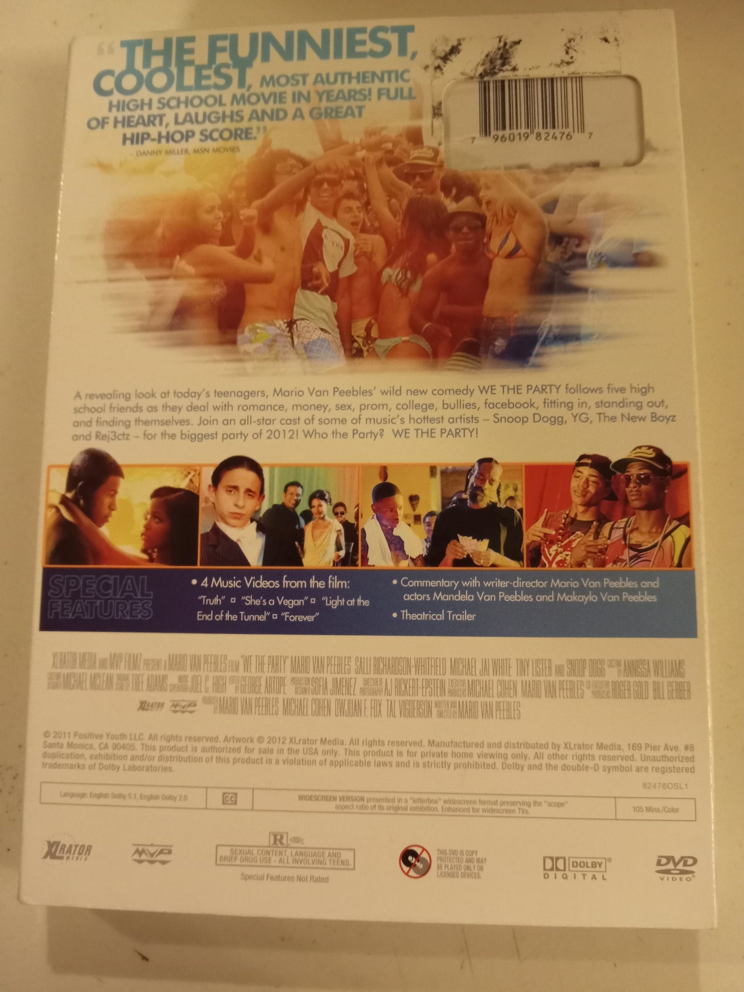 We The Party, DVD Movie, Snoop Dogg Widescreen, Rated R, NEW