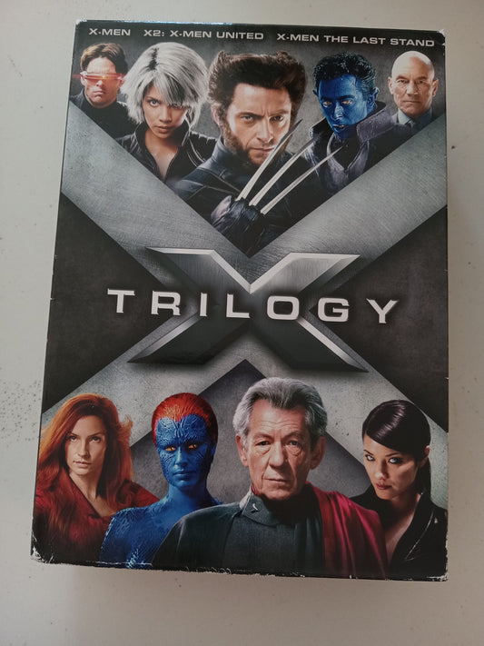 X-Men Trilogy (X1, X2 United, X3 Last Stand), DVD Movie, Hugh Jackman Widescreen, Rated PG-13, USED