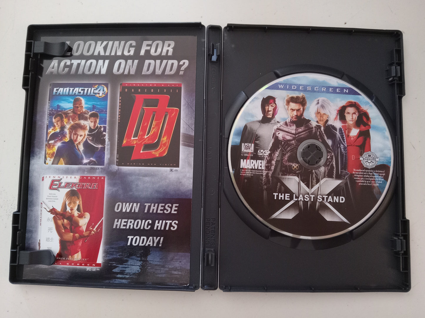 X-Men Trilogy (X1, X2 United, X3 Last Stand), DVD Movie, Hugh Jackman Widescreen, Rated PG-13, USED