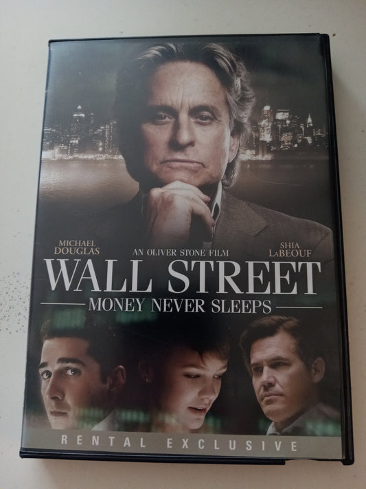 Wall Street Money Never Sleeps, DVD Movie, Michael Douglas Widescreen, Rated PG-13, USED