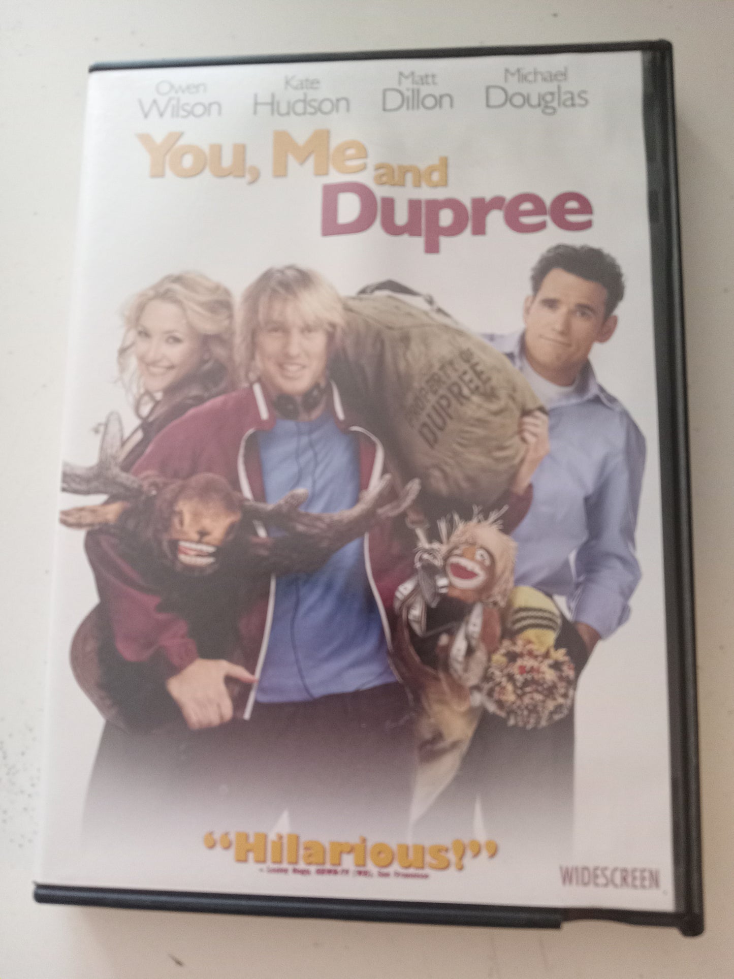 You, Me And Dupree, DVD Movie, Owen Wilson Widescreen, Rated PG-13, USED
