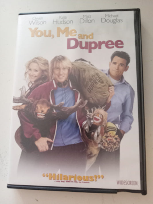 You, Me And Dupree, DVD Movie, Owen Wilson Widescreen, Rated PG-13, USED
