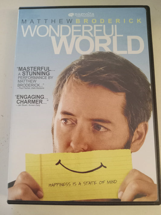 Wonderful World, DVD Movie, Matthew Broderick Widescreen, Rated R, USED