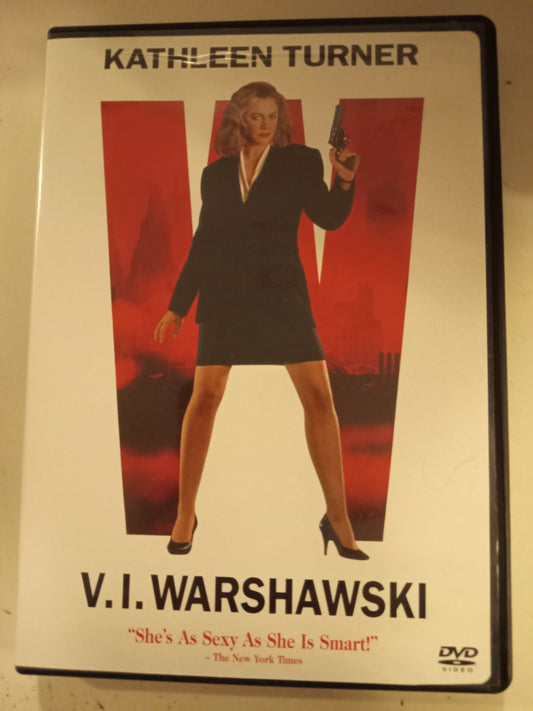 V.I. Warshawski, DVD Movie, Kathleen Turner Widescreen, Rated R, USED
