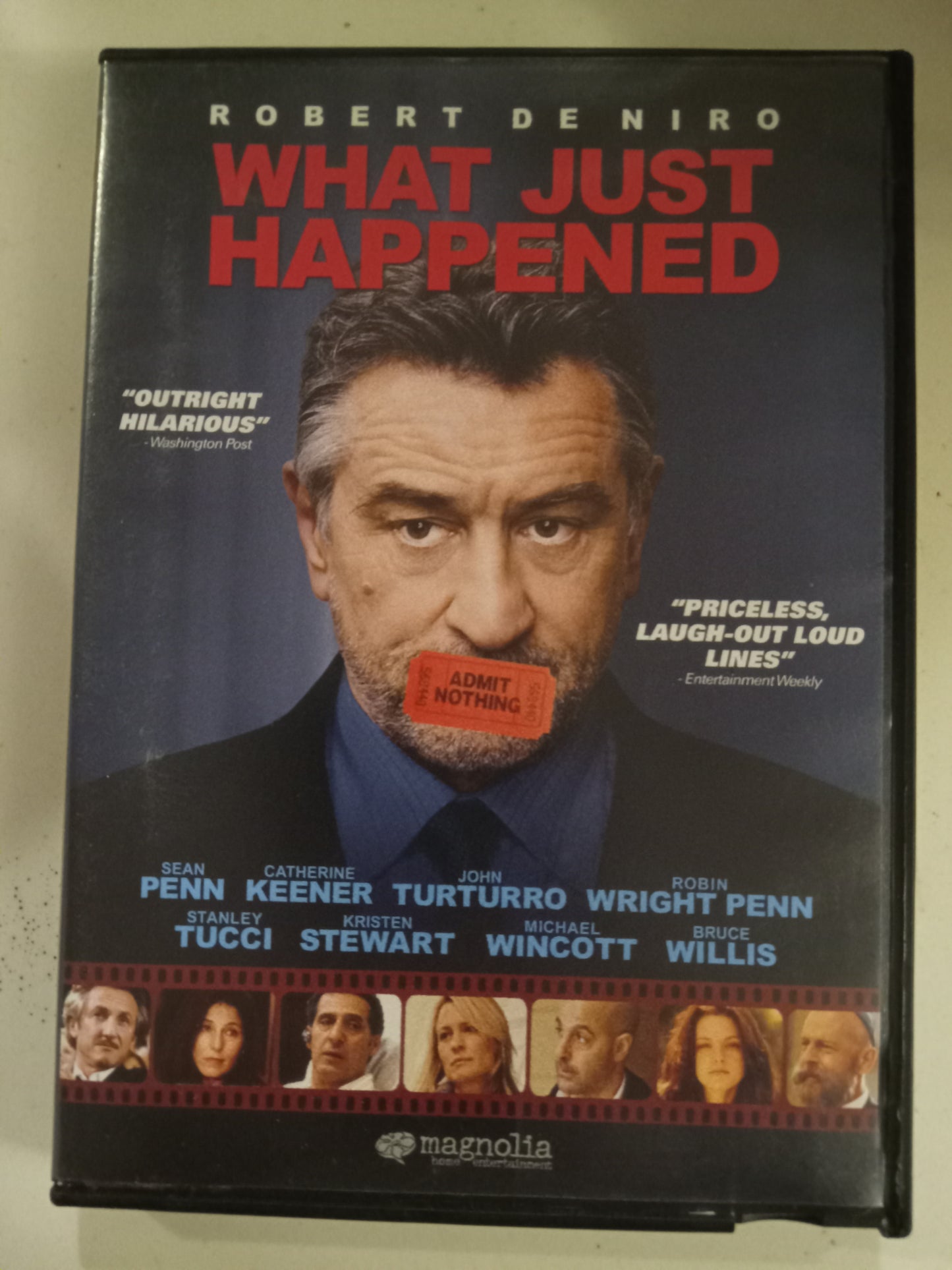 What Just Happened, DVD Movie, Robert DeNiro Widescreen, Rated R, USED