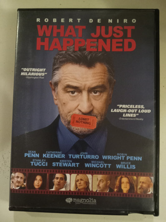 What Just Happened, DVD Movie, Robert DeNiro Widescreen, Rated R, USED