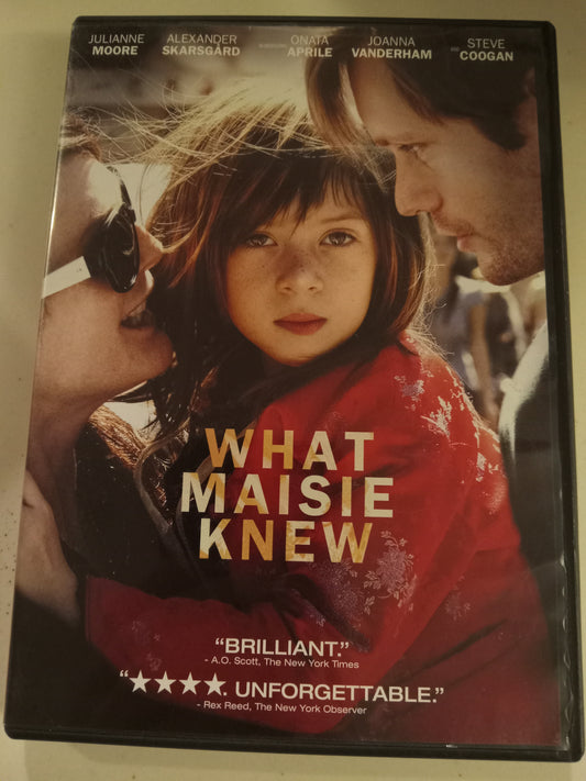 What Maisie Knew, DVD Movie, Julianne Moore Widescreen, Rated R, USED