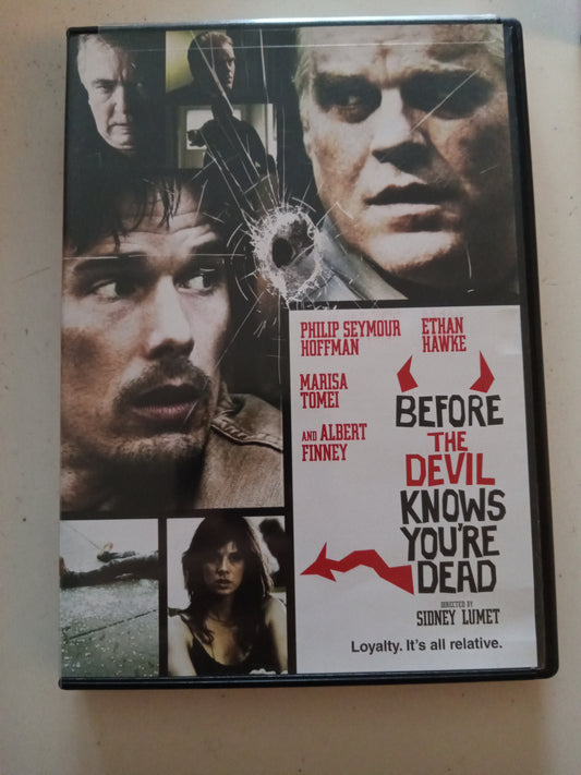 Before The Devil Knows You're Dead, DVD Movie, Ethan Hawke Widescreen, Rated R, USED/NEW