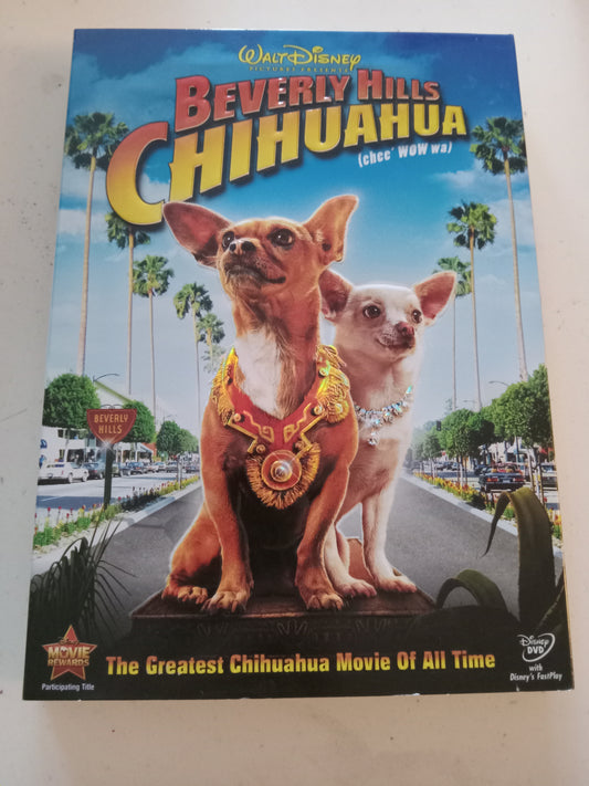 Beverly Hills Chihuahua, DVD Movie, Jamie Lee Curtis Widescreen, Rated PG, USED