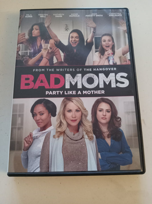 Bad Moms, DVD Movie, Mila Kunis Widescreen, Rated R, USED