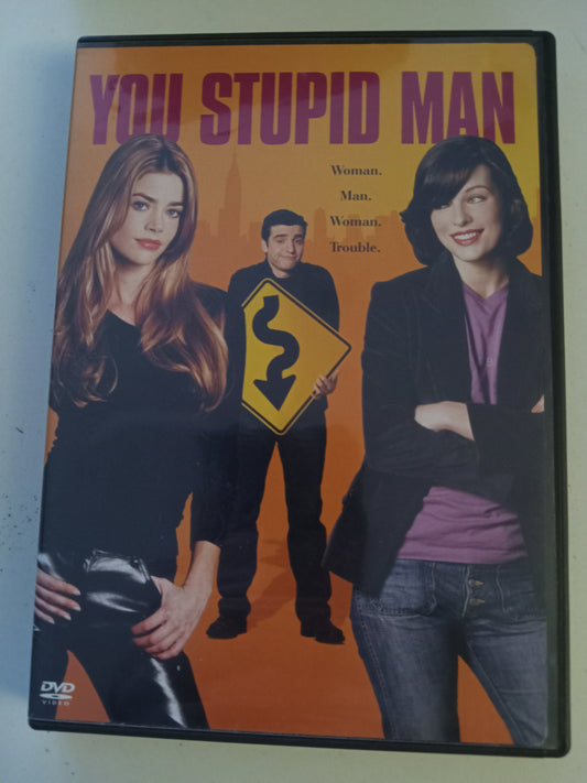 You Stupid Man, DVD Movie, Mila Jovovich Widescreen, Not Rated, Rare USED
