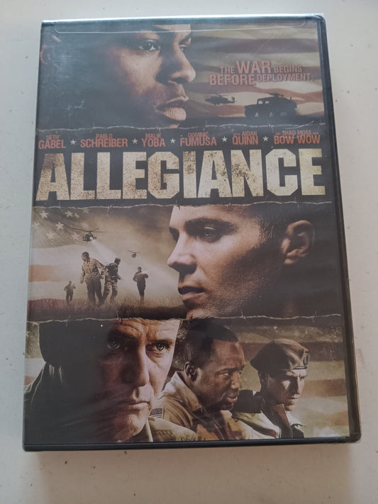Allegiance, DVD Movie, Seth Gabel Widescreen, Rated R, NEW