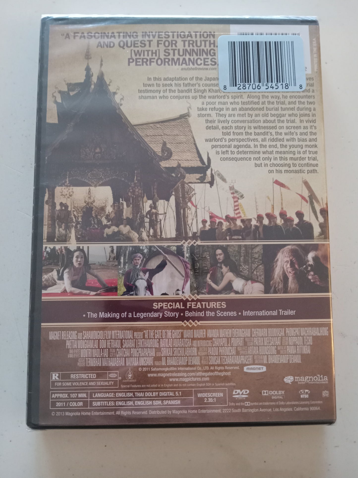 At The Gate Of The Ghost, DVD Movie, Ananda Mathew Everingham Widescreen, Rated R, NEW