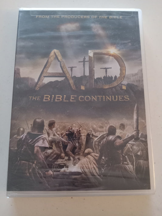 A.D The Bible Continues, DVD Movie, Roma Downey Widescreen, Not-Rated, NEW