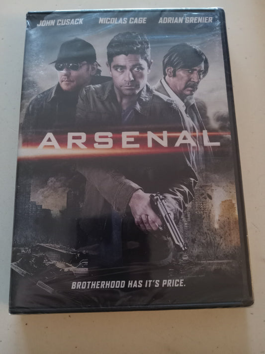Arsenal, DVD Movie, Nicolas Cage Widescreen, Rated 18A, NEW