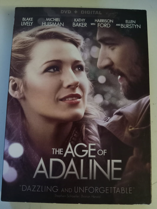 The Age Of Adaline, DVD Movie, Blake Lively Widescreen, Rated PG-13, USED