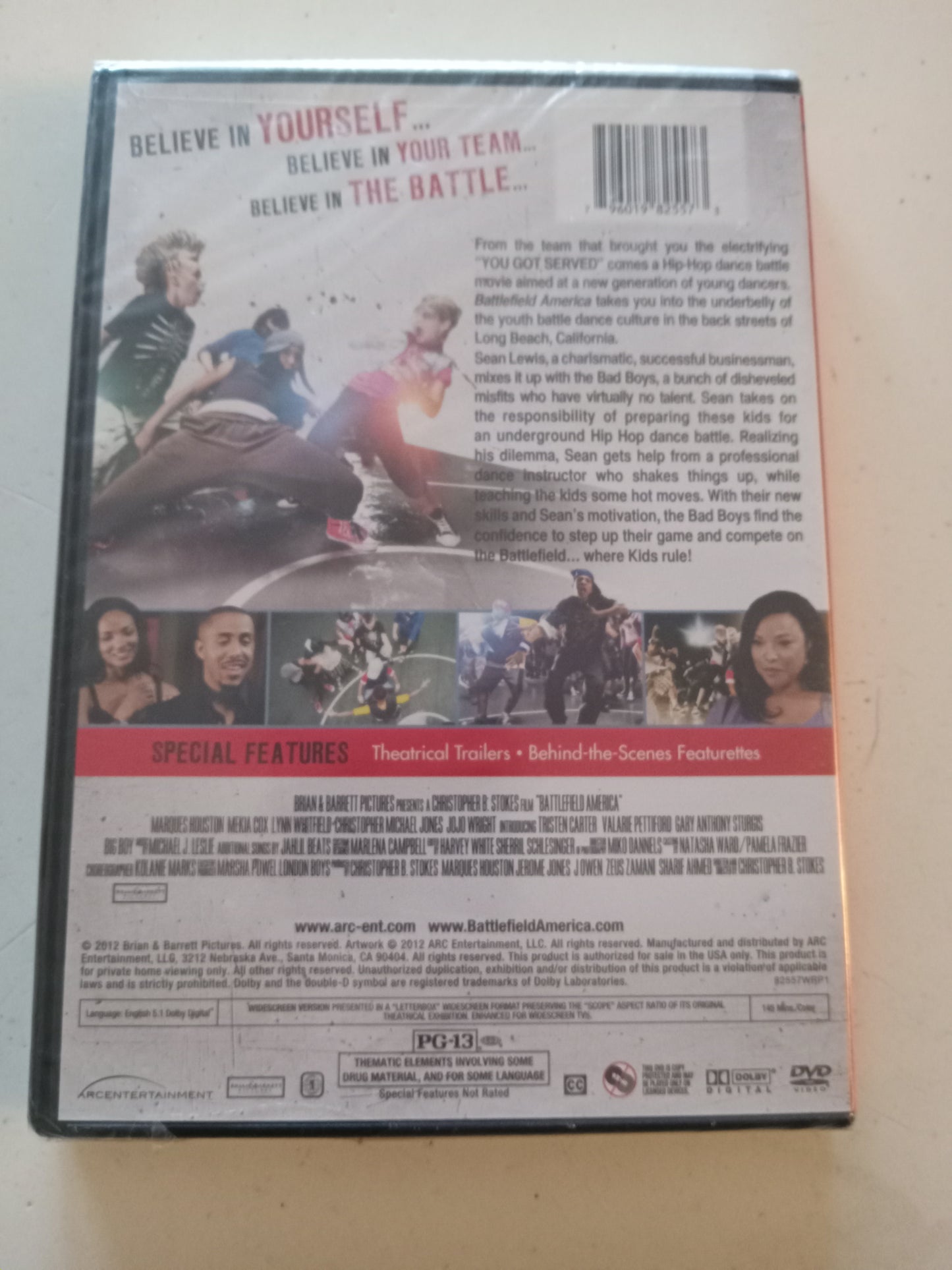 Battlefield America, DVD Movie, Marques Houston Widescreen, Rated PG-13, NEW