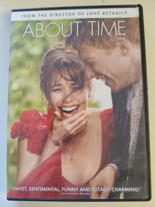 About Time, DVD Movie, Rachel McAdams Widescreen, Rated R, USED