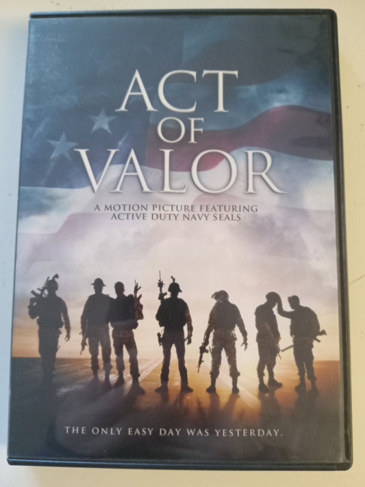 Act Of Valor, DVD Movie, US Navy Seals Widescreen, Rated R, USED