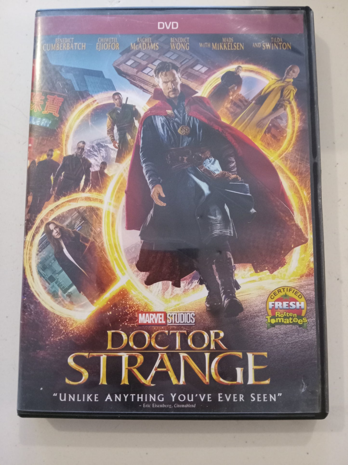 Doctor Strange, DVD Movie, Benedict Cumberbatch Widescreen, Rated PG-13, USED
