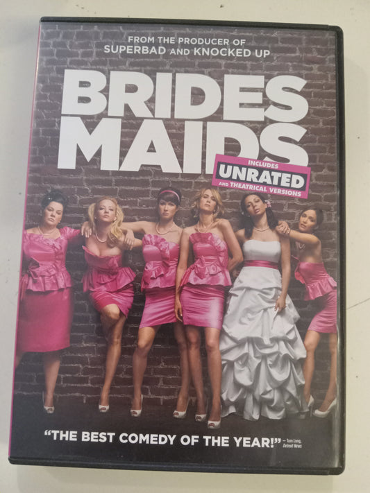 Brides Maids, DVD Movie, Melissa McCarthy Widescreen, Not Rated/R, USED
