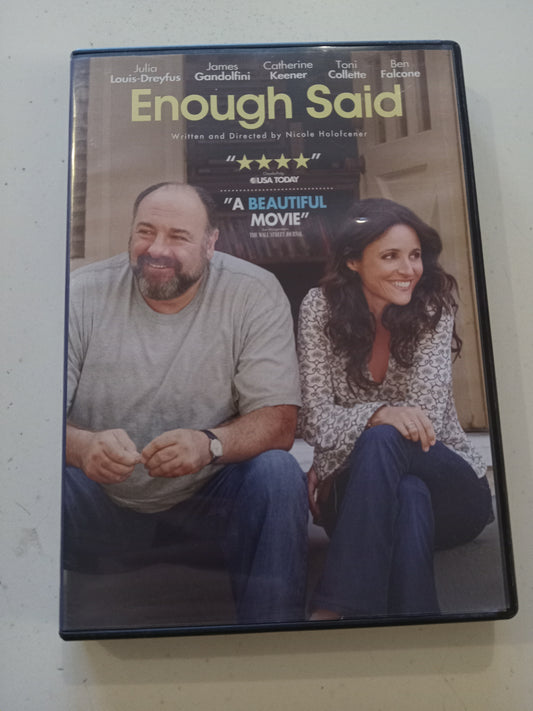 Enough Said, DVD Movie, Julia Louis Dreyfus Widescreen, Rated PG-13, USED