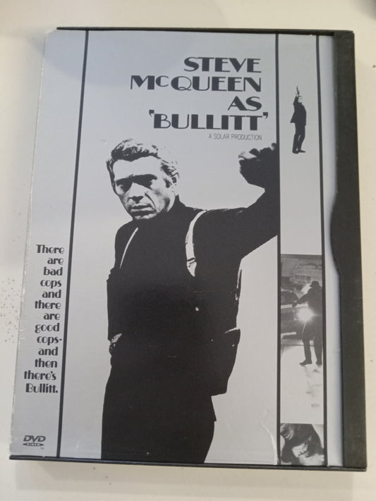 Bullitt, DVD Movie, Steve McQueen, Widescreen, Rated PG, USED