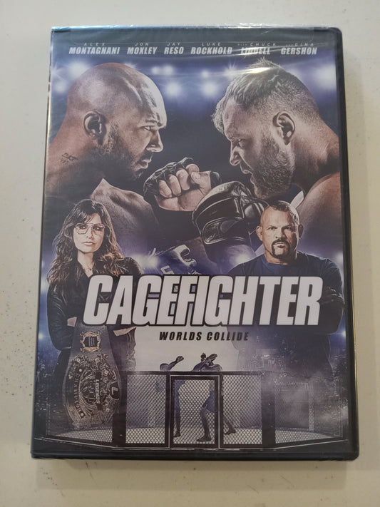 CageFighter Worlds Collide, DVD Movie, Chuck Liddell Widescreen, Rated R, NEW