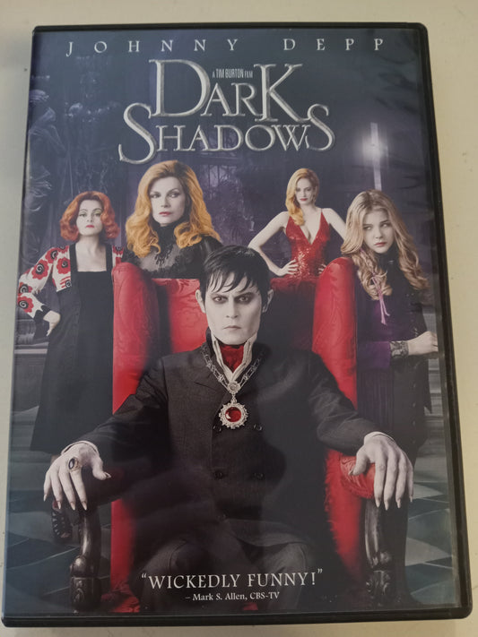 Dark Shadows, DVD Movie, Johnny Depp Widescreen, Rated PG-13, USED
