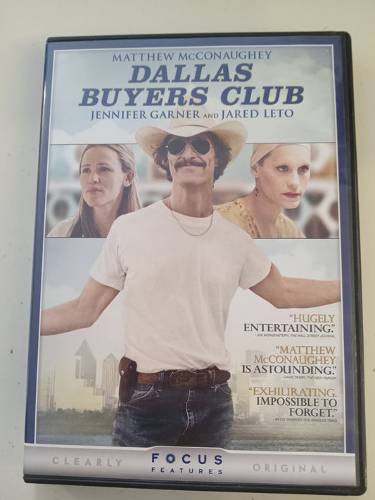 Dallas Buyers Club, DVD Movie, Matthew McConaughey Widescreen, Rated R, USED