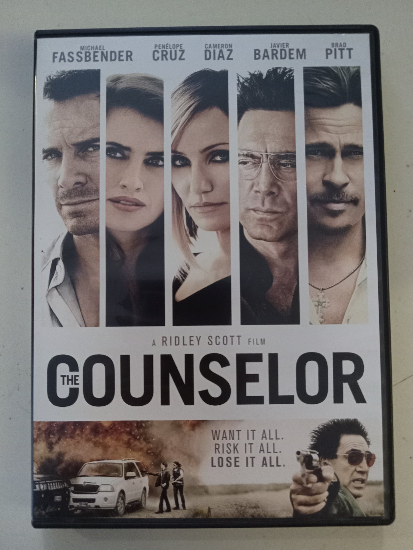 The Counselor, DVD Movie, Penelope Cruz Widescreen, Rated R, USED