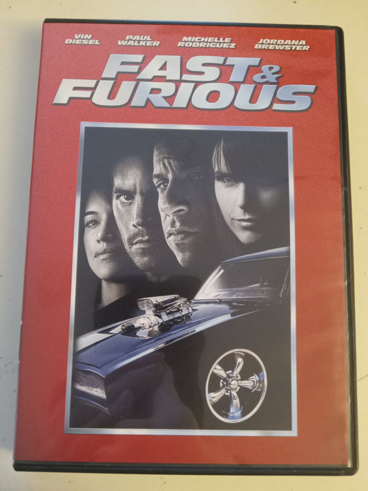 Fast And Furious (4), DVD Movie, Vin Diesel Widescreen, Rated PG-13, USED