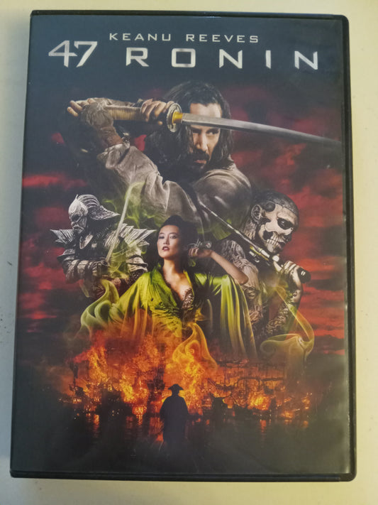 47 Ronin, DVD Movie, Keanu Reeves Widescreen, Rated PG-13, USED