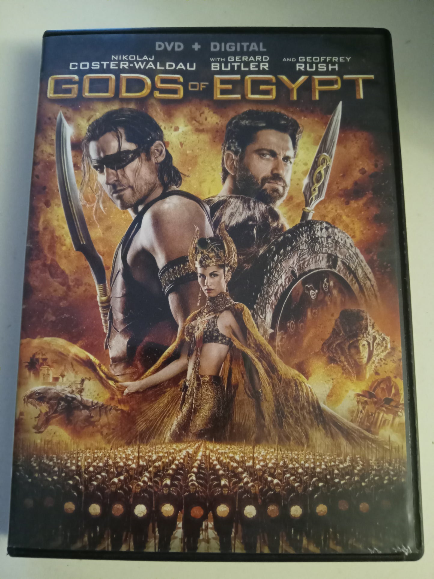 Gods Of Egypt, DVD Movie, Gerard Butler Widescreen, Rated PG-13, USED
