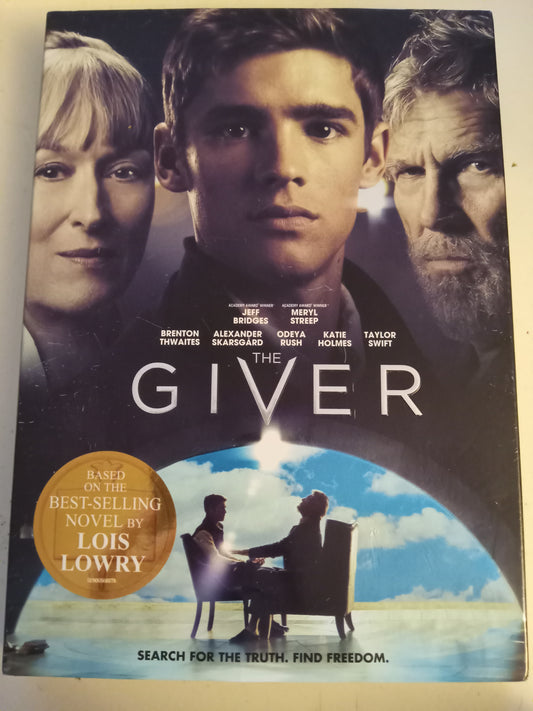 The Giver, DVD Movie, Jeff Bridges Widescreen, Rated PG-13, USED