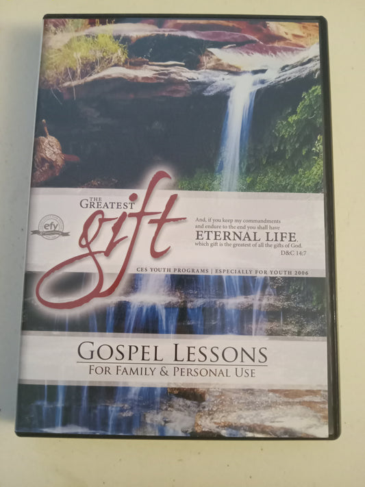 The Greatest Gift Gospel Lessons For Family And Personal Use, EFY 2006 DVD Movie, Widescreen, Not-Rated, USED