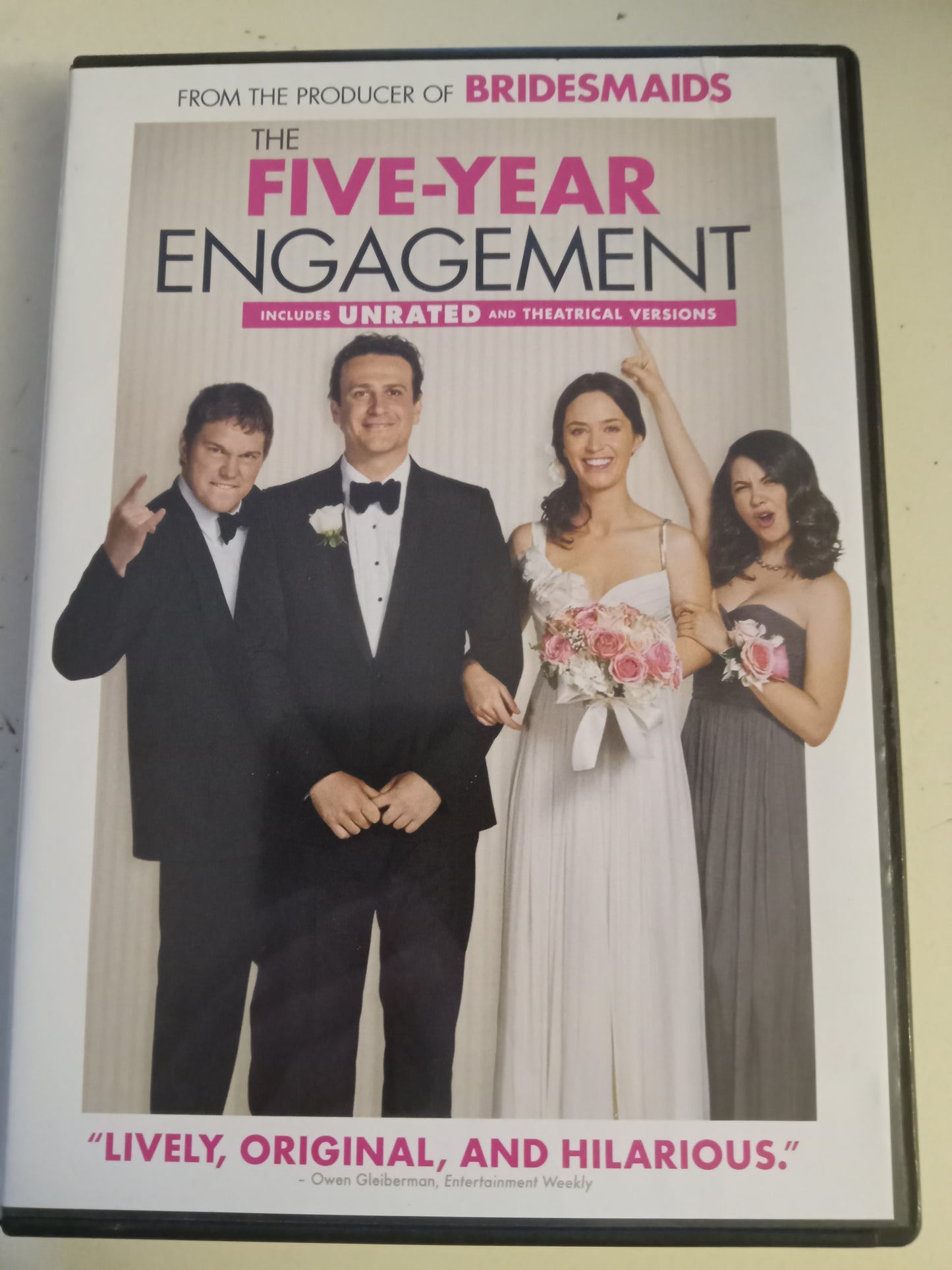Five Year Engagement, DVD Movie, Jason Segel Widescreen, Not Rated/R, USED