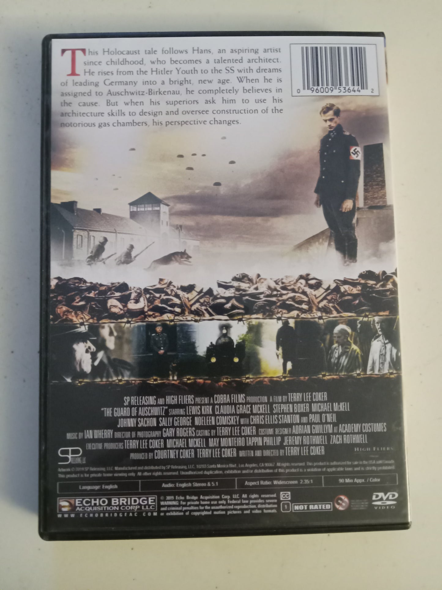 The Guard Of Auschwitz, DVD Movie, Lewis Kirk Widescreen, Not-Rated, USED