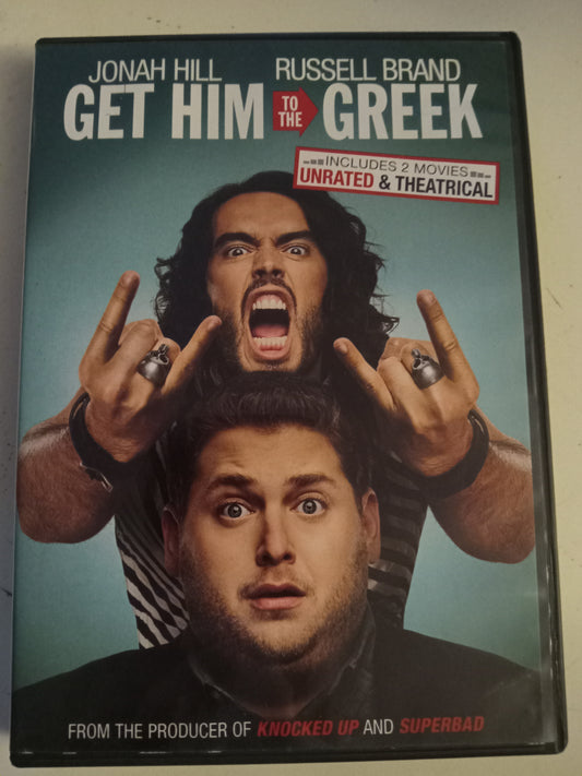 Get Him To The Greek, DVD Movie, Russell Brand Widescreen, Not Rated/R, USED